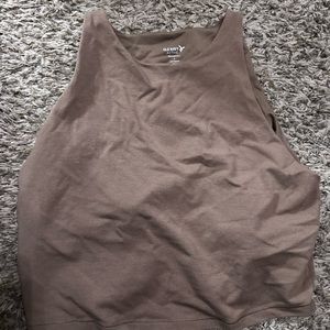 Old navy power hill crop top with built in bra size L